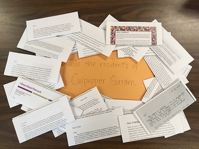 Letters from Volunteers at Culpepper Garden