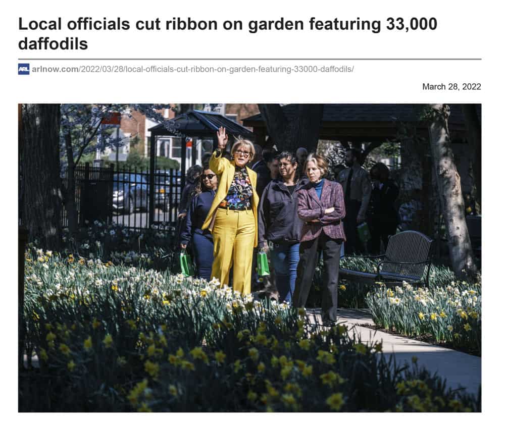 Arlington Now Article Culpepper Garden