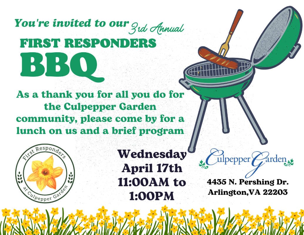 First Responders BBQ at Culpepper Garden